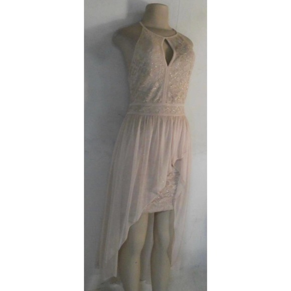 Morgan & Co Women's Tan Dress Sz 12 NWT - Picture 1 of 5